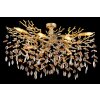 Globo lighting Queena ceiling light gold, 7-light sources