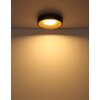 Globo lighting Woki ceiling light LED black, 1-light source