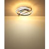 Globo lighting Deloris ceiling light LED dark brown, black, 1-light source, Remote control