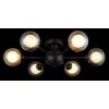 Globo lighting Roland ceiling light black, 6-light sources