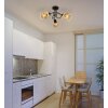 Globo lighting Mali ceiling light black, 3-light sources