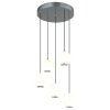 Globo lighting Simmons hanging light LED grey, 1-light source
