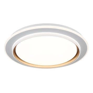 Globo lighting Janice ceiling light LED white, 1-light source, Remote control, Colour changer