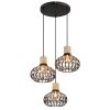 Globo lighting Dorthy hanging light grey, black, 3-light sources