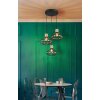 Globo lighting Dorthy hanging light grey, black, 3-light sources