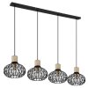 Globo lighting Dorthy hanging light grey, black, 4-light sources