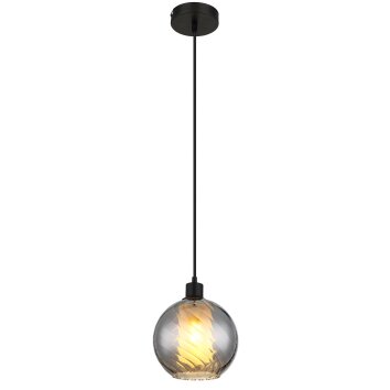 Globo lighting Ulf hanging light black, 1-light source