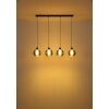 Globo lighting Ulf hanging light black, 4-light sources