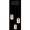 Globo lighting Alonso hanging light black, 3-light sources