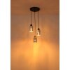 Globo lighting Alonso hanging light black, 3-light sources