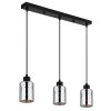 Globo lighting Alonso hanging light black, 3-light sources