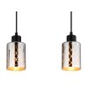 Globo lighting Alonso hanging light black, 3-light sources