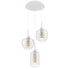 Globo lighting Nesa hanging light white, 3-light sources