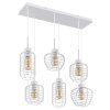 Globo lighting Nesa hanging light white, 6-light sources