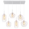 Globo lighting Nesa hanging light white, 6-light sources