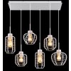 Globo lighting Nesa hanging light white, 6-light sources