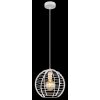 Globo lighting Nesa hanging light white, 1-light source