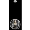 Globo lighting Nesa hanging light white, 1-light source