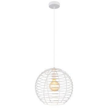 Globo lighting Nesa hanging light white, 1-light source