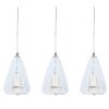 Globo lighting Vera hanging light white, 3-light sources