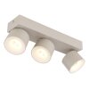 Globo lighting Rae ceiling light LED sand-coloured, 3-light sources