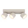 Globo lighting Rae ceiling light LED sand-coloured, 3-light sources