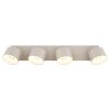 Globo lighting Rae ceiling light LED sand-coloured, 4-light sources