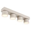 Globo lighting Rae ceiling light LED sand-coloured, 4-light sources