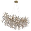 Globo lighting Queena chandelier gold, 10-light sources