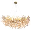 Globo lighting Queena chandelier gold, 10-light sources
