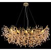 Globo lighting Queena chandelier gold, 10-light sources