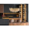 Globo lighting Queena chandelier gold, 10-light sources