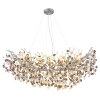 Globo lighting Queena chandelier silver, 10-light sources