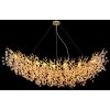 Globo lighting Queena chandelier gold, 16-light sources