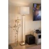 Globo lighting Sydney floor lamp matt nickel, 1-light source