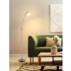 Globo lighting Malte floor lamp matt nickel, 1-light source