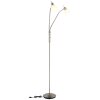 Globo lighting Malte floor lamp matt nickel, 2-light sources