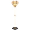Globo lighting Elinor floor lamp gold, black, 4-light sources