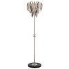 Globo lighting Elinor floor lamp gold, black, 4-light sources