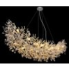 Globo lighting Queena chandelier silver, 16-light sources