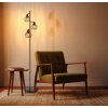 Globo lighting Mateo floor lamp rust-coloured, 3-light sources