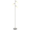 Globo lighting Trent floor lamp chrome, sand-coloured, 3-light sources