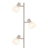 Globo lighting Planta floor lamp Wood like finish, sand-coloured, 3-light sources