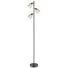 Globo lighting Villegas floor lamp black, 3-light sources