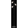 Globo lighting Villegas floor lamp black, 3-light sources