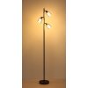 Globo lighting Villegas floor lamp black, 3-light sources