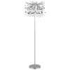 Globo lighting Queena floor lamp silver, 5-light sources