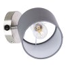 Globo lighting Atlanta wall light, wall spotlight matt nickel, 1-light source