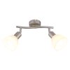 Globo lighting Malte ceiling light matt nickel, 2-light sources
