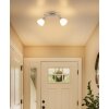 Globo lighting Malte ceiling light matt nickel, 2-light sources